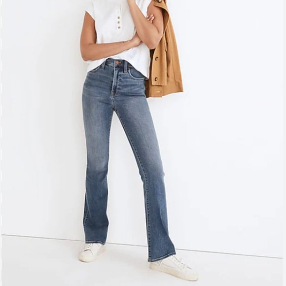 Madewell Denim - NWOT Madewell Jeans, Flare Faded Wash High Rise 5 Pocket Fly Zip, Size 29 #069